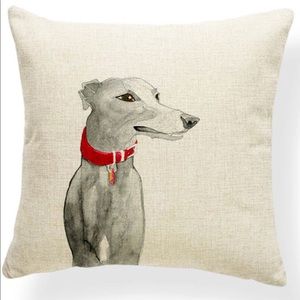 Greyhound Pillow Cover